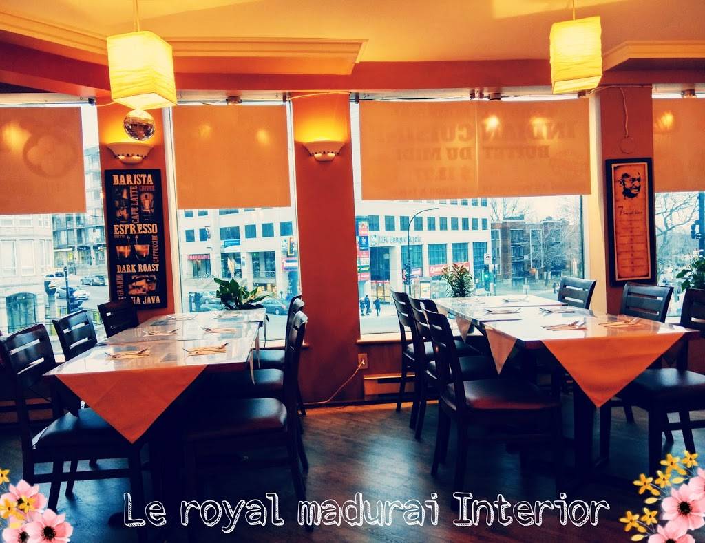 Le Royal Madurai | restaurant | 5701 Chemin de la Côte-des-Neiges, Montréal, QC H3S 1Y7, Canada | 5147392760 OR +1 514-739-2760