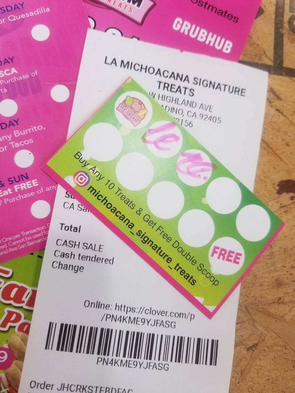 La Michoacana Signature Treats | restaurant | 265 W Highland Ave, San Bernardino, CA 92405, USA | 9093522156 OR +1 909-352-2156