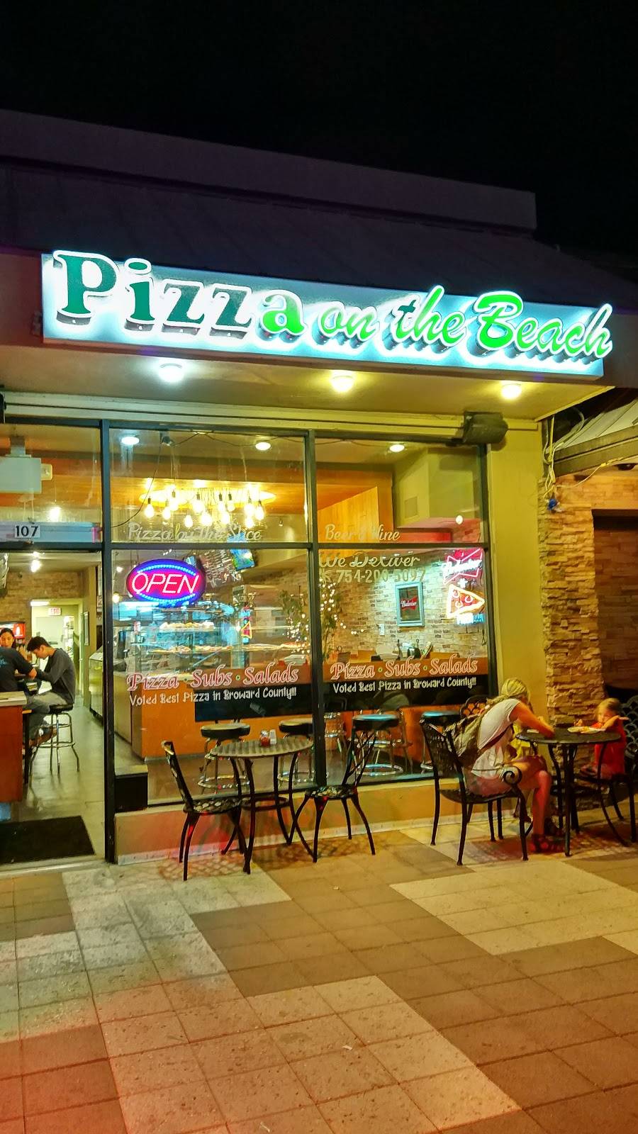 Pizza on the Beach | restaurant | 107 Commercial Blvd, Lauderdale-By-The-Sea, FL 33308, USA | 7542005097 OR +1 754-200-5097