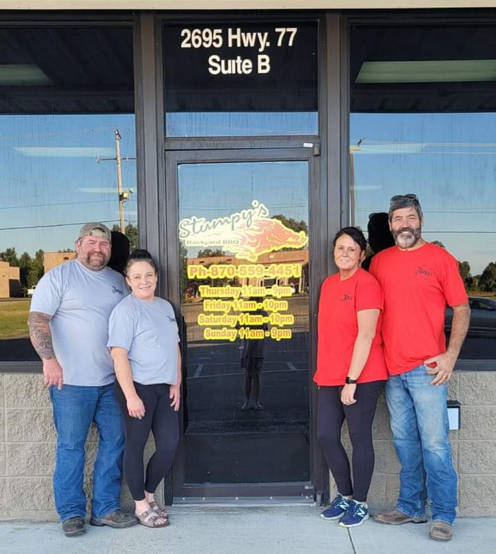 Stumpys Backyard BBQ | restaurant | 2695 AR-77 Suite B, Marion, AR 72364, USA | 8705594451 OR +1 870-559-4451