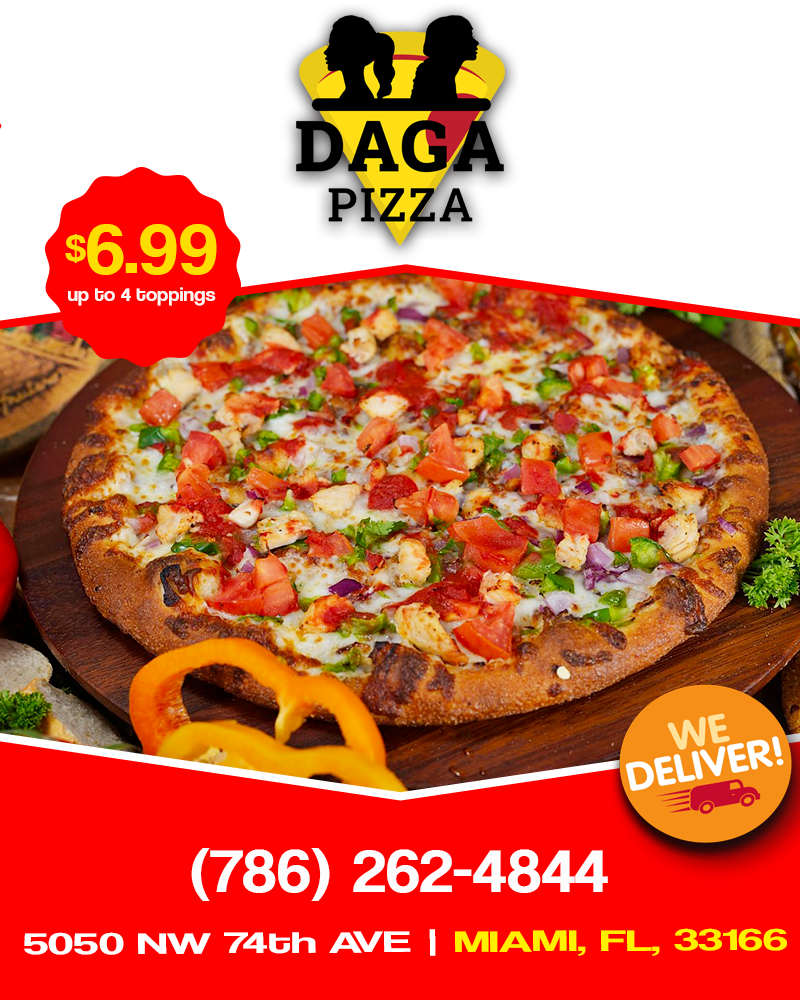 Daga Pizza | restaurant | 12060 NW South River Dr, Medley, FL 33178, USA | 7867094801 OR +1 786-709-4801
