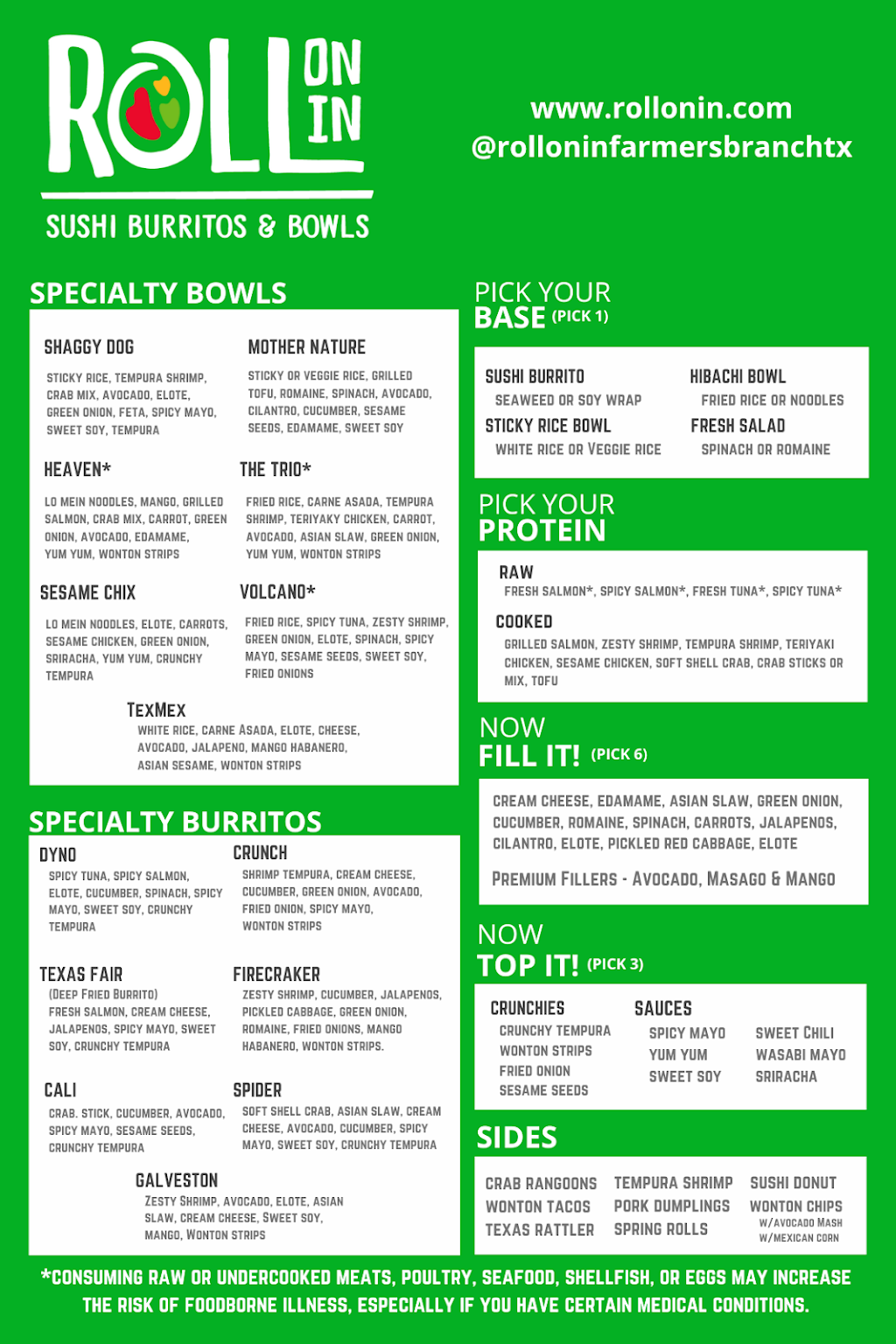 ROLL ON IN SUSHI - Farmers Branch | restaurant | 3230 Towerwood Dr, Farmers Branch, TX 75234, USA | 2148925257 OR +1 214-892-5257