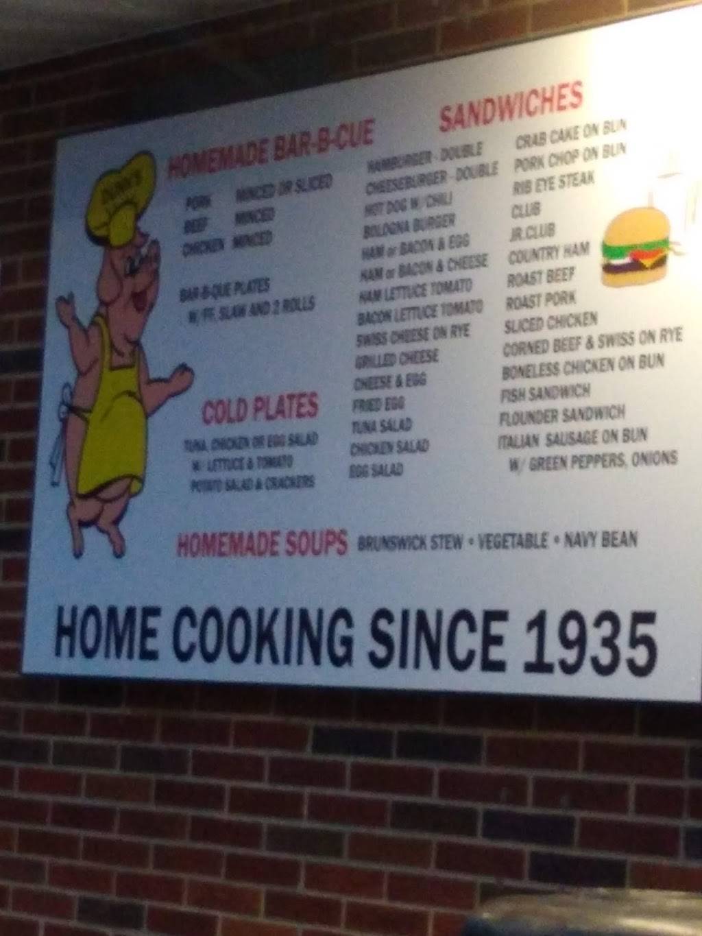 Dunns Drive In Barbecue | restaurant | 3716 Mechanicsville Turnpike, Richmond, VA 23223, USA | 8043294676 OR +1 804-329-4676