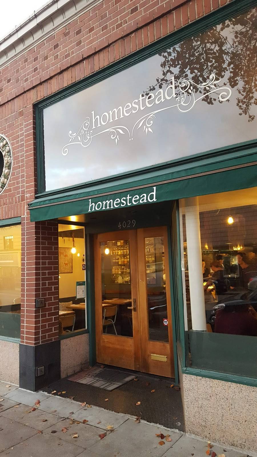 Homestead | cafe | 4029 Piedmont Ave, Oakland, CA 94611, USA | 5104206962 OR +1 510-420-6962