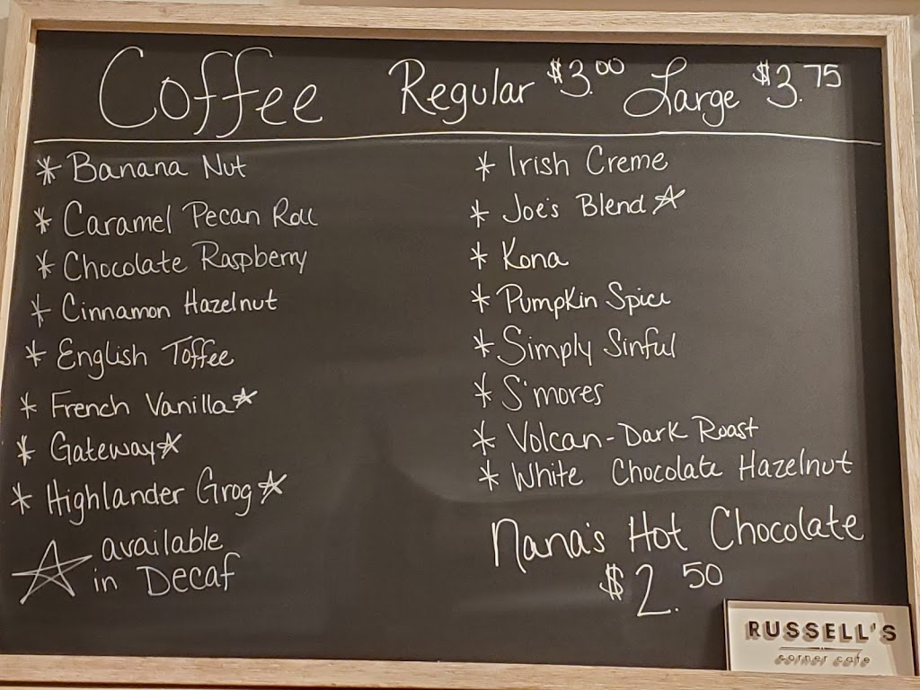 Russells Corner Cafe | cafe | 84 E Ferguson Ave, Wood River, IL 62095, USA | 6182162620 OR +1 618-216-2620