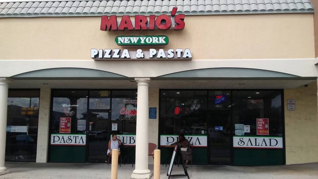 Marios New York Pizza and Pasta | restaurant | 1582 N Woodland Blvd, DeLand, FL 32720, USA | 3867366966 OR +1 386-736-6966