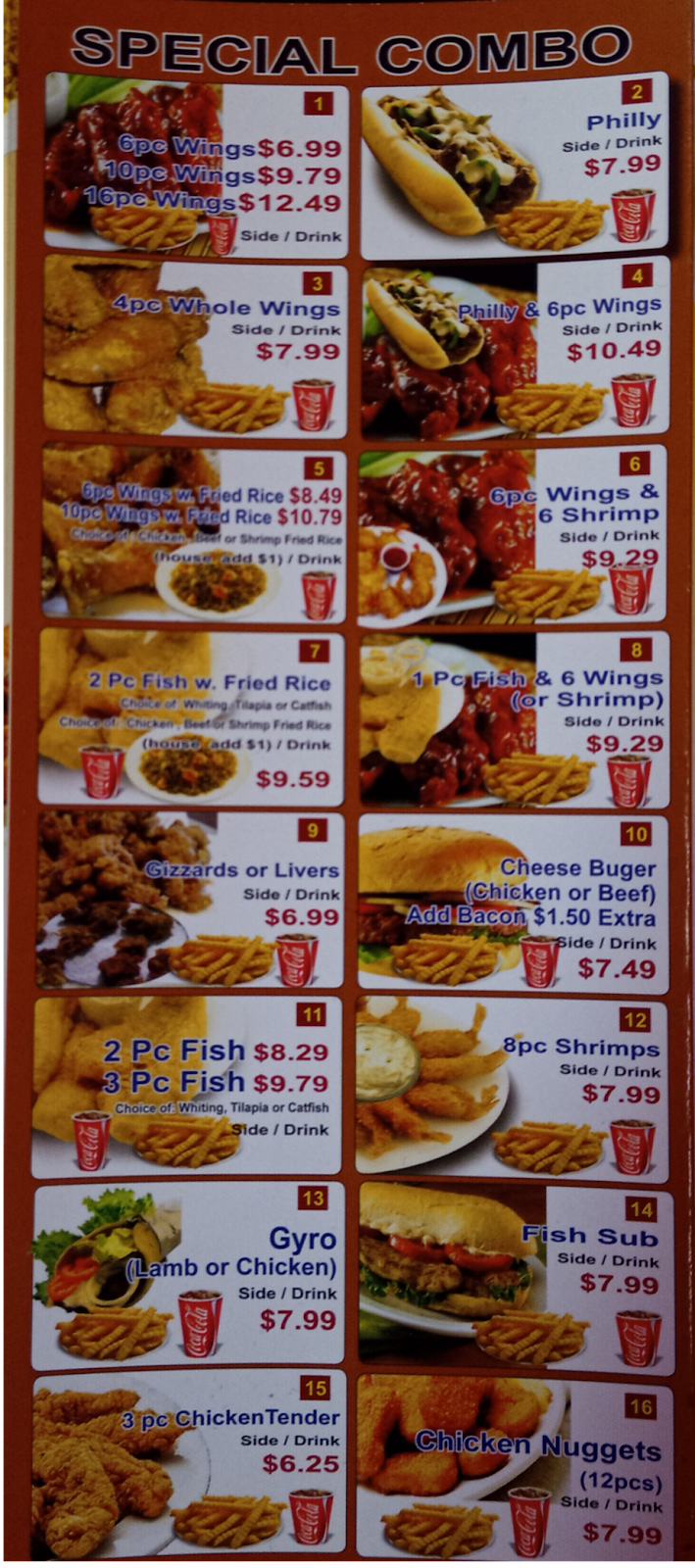 Wings and seafood | restaurant | 2812 Spring Ave SW suite B, Decatur, AL 35603, USA | 2566864353 OR +1 256-686-4353