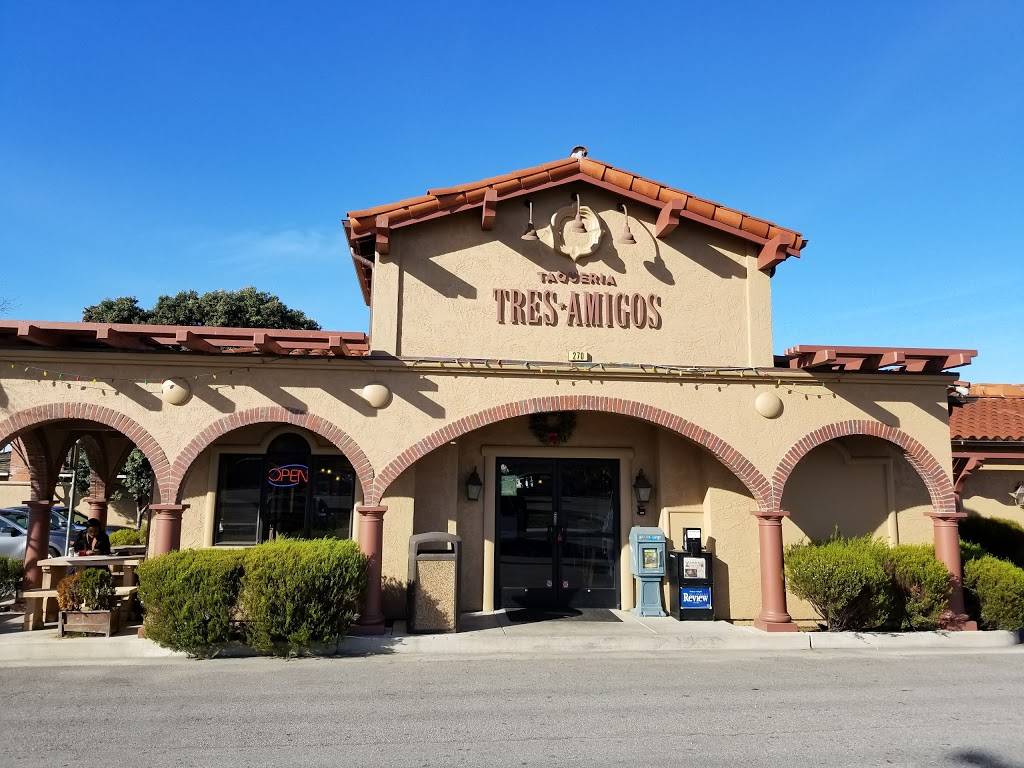 Taqueria Tres Amigos | restaurant | 270 Cabrillo Hwy, Half Moon Bay, CA 94019, USA | 6507266080 OR +1 650-726-6080