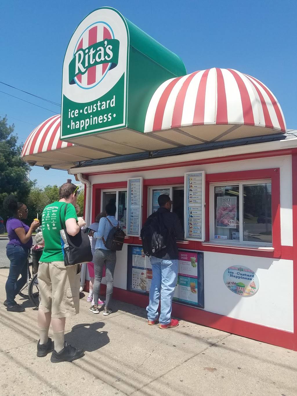 Ritas Italian Ice & Frozen Custard | restaurant | 1901 Rhawn St, Philadelphia, PA 19111, USA | 2157455417 OR +1 215-745-5417