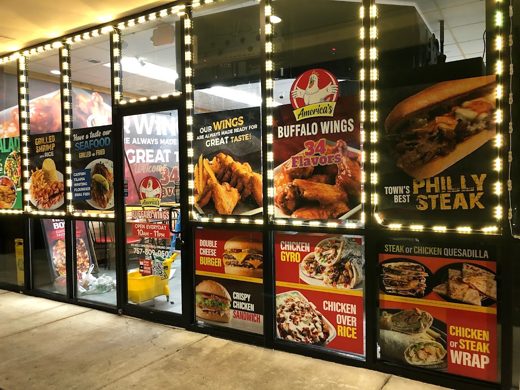Americas Buffalo Wings | restaurant | 1208 N Main St, Suffolk, VA 23434, USA | 7578090503 OR +1 757-809-0503