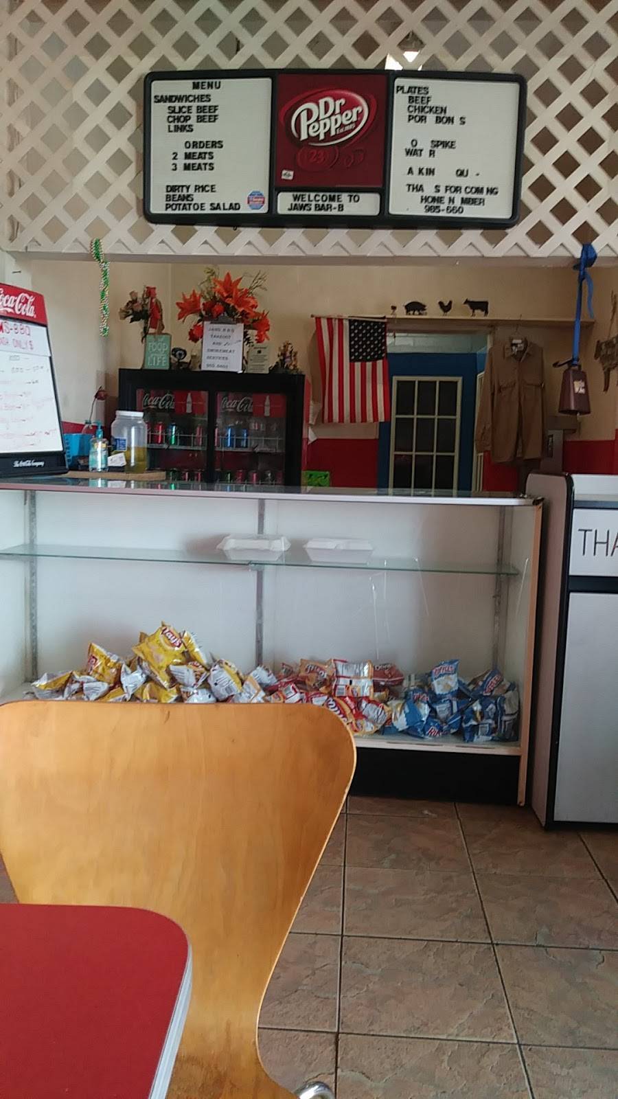 Jaws Bar-B-Que | restaurant | 1448 Rev. Raymond Scott Ave, Port Arthur, TX 77640, USA | 4099856601 OR +1 409-985-6601