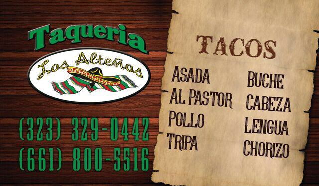 Taqueria los Altenos bakersfield | restaurant | 1324 Flower St #3934, Bakersfield, CA 93305, USA | 3233290442 OR +1 323-329-0442