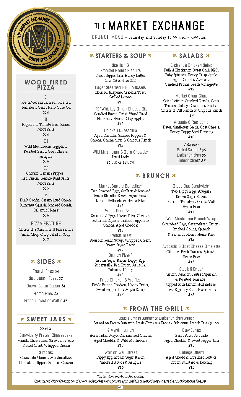 The Market Exchange | restaurant | 24 Market Square, Pittsburgh, PA 15222, USA | 4129042892 OR +1 412-904-2892