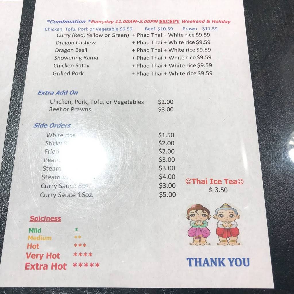 Thai Dragon | restaurant | 3301 184th St SW, Lynnwood, WA 98037, USA | 4253611756 OR +1 425-361-1756