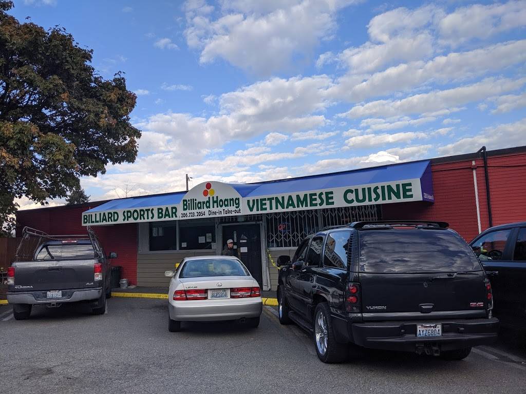 Billiard Hoang | restaurant | 3220 S Hudson St, Seattle, WA 98118, USA | 2067232054 OR +1 206-723-2054