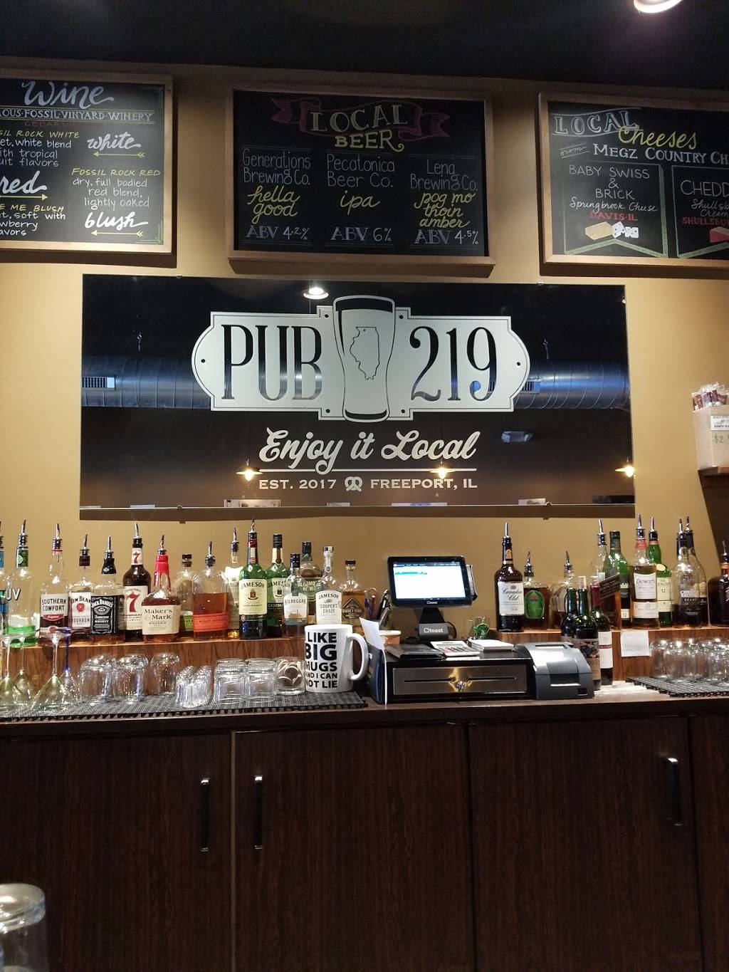 Pub 219 | restaurant | 219 E Stephenson St, Freeport, IL 61032, USA | 8156165068 OR +1 815-616-5068