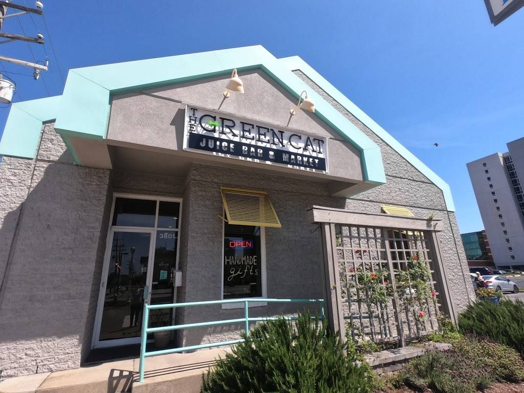 The Green Cat Juice Bar & Market | cafe | 3801 Pacific Ave, Virginia Beach, VA 23451, USA | 7574177377 OR +1 757-417-7377