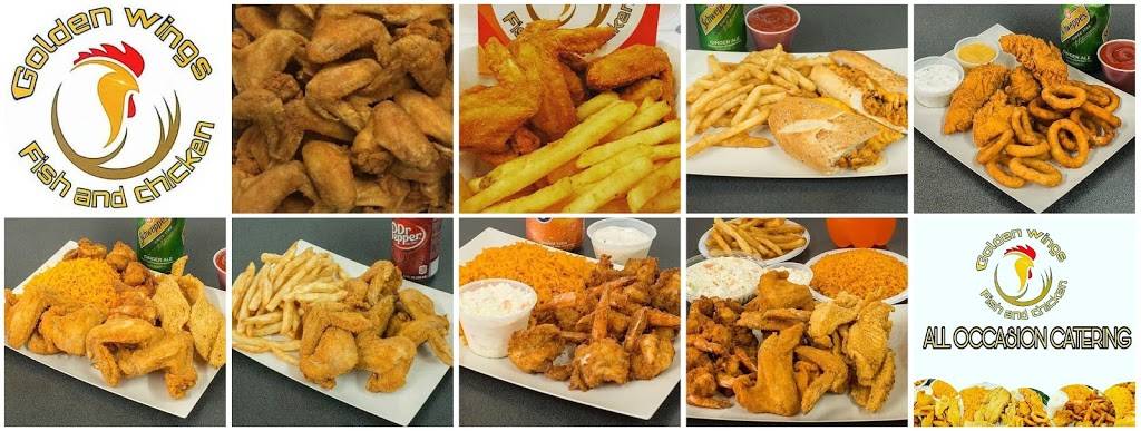 Golden wings fish and chicken newark | restaurant | 250 S Orange Ave, Newark, NJ 07103, USA | 9735304043 OR +1 973-530-4043
