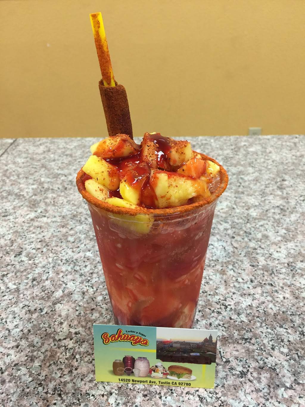 Tortas Y Jugos Sahuayo | meal takeaway | 14520 Newport Avenue b, Tustin, CA 92780, USA | 7145156696 OR +1 714-515-6696