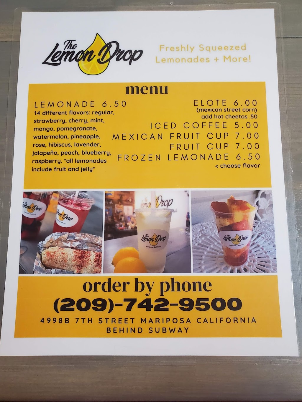 The Lemon Drop | meal takeaway | 4998b 7th St, Mariposa, CA 95338, USA | 2097429500 OR +1 209-742-9500