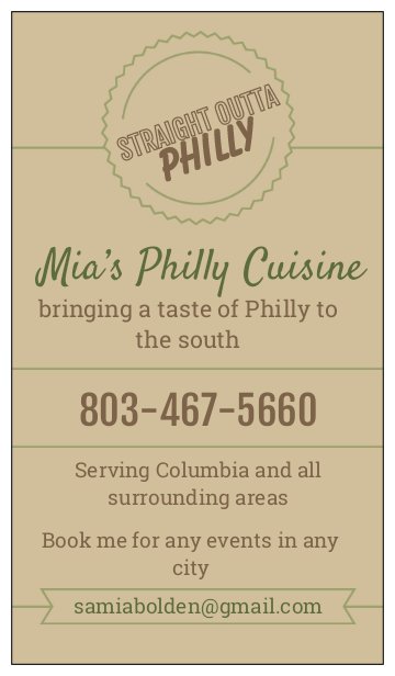 Mia’s Philly Cuisine | restaurant | 114 Gusty Ln, Hopkins, SC 29061, USA | 8034675660 OR +1 803-467-5660