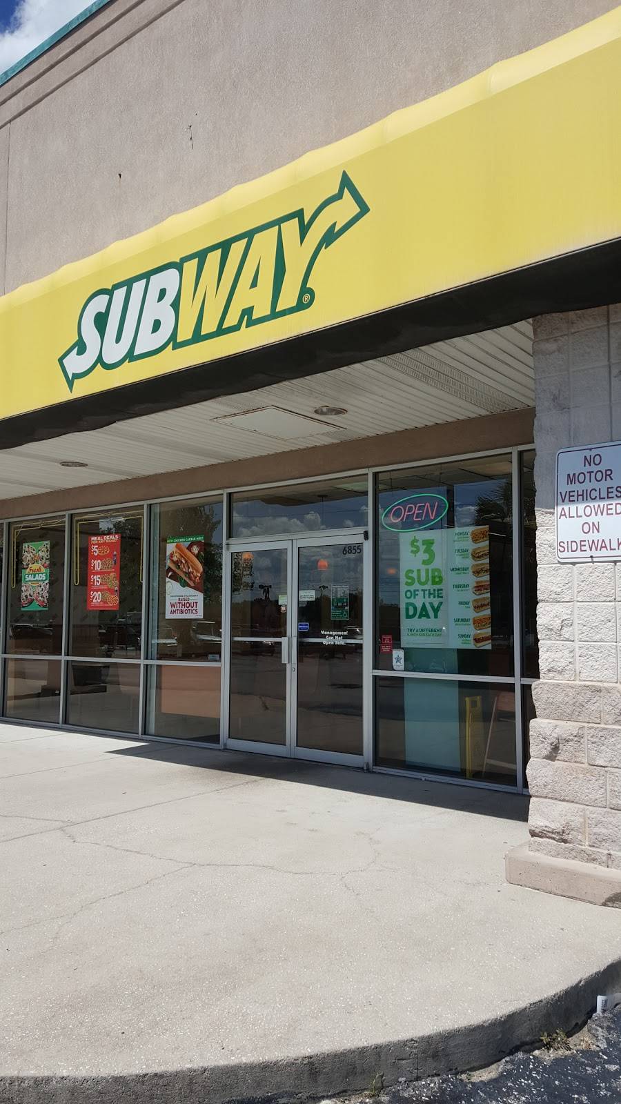Subway | restaurant | 6855 SE Maricamp Rd, Ocala, FL 34472, USA | 3526872967 OR +1 352-687-2967