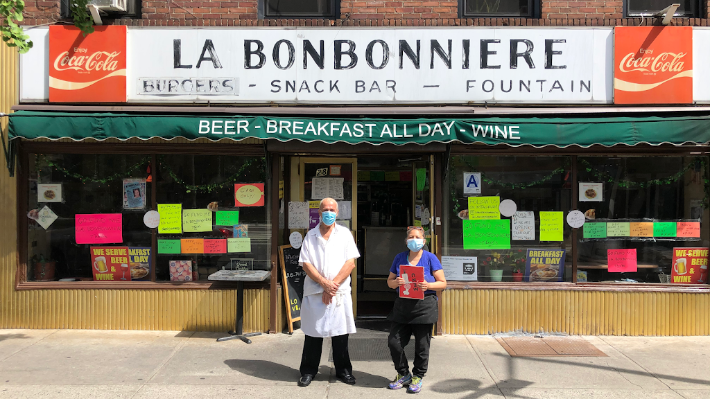 La Bonbonniere | restaurant | 28 8th Ave, New York, NY 10014, USA | 2127419266 OR +1 212-741-9266