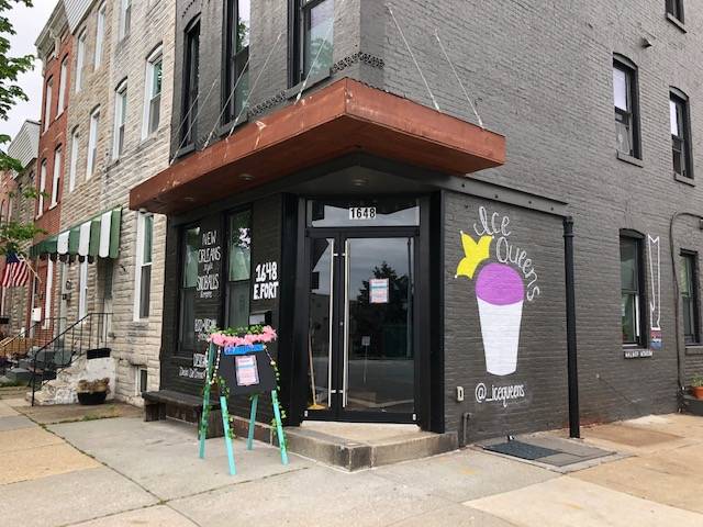 Ice Queens Snowball Shop | meal takeaway | 1648 E Fort Ave, Baltimore, MD 21230, USA | 4106468582 OR +1 410-646-8582