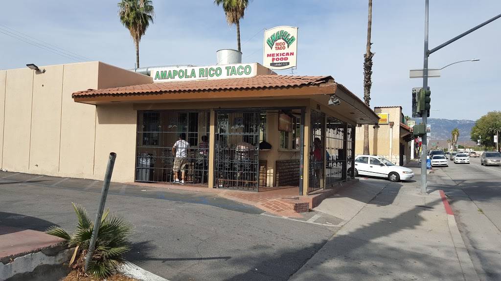 Amapola Rico Taco | restaurant | 596 N Mt Vernon Ave, San Bernardino, CA 92411, USA | 9098843006 OR +1 909-884-3006