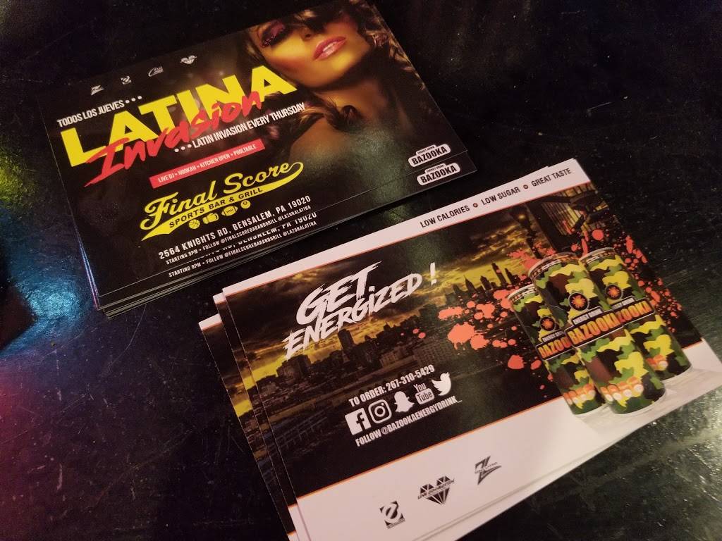 Final Score Sports Bar & Grill | restaurant | 2564 Knights Rd, Bensalem, PA 19020, USA | 2156383861 OR +1 215-638-3861