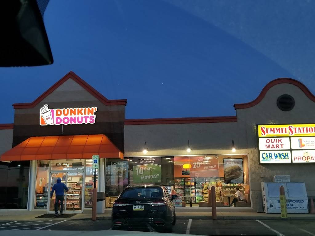Dunkin | cafe | 4495 Summit Bridge Rd, Middletown, DE 19709, USA | 3024499200 OR +1 302-449-9200