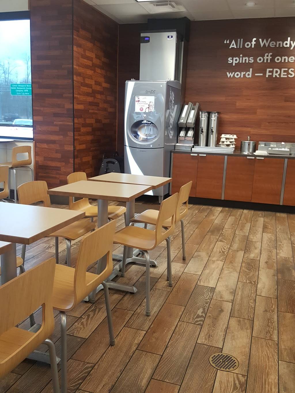 Wendys | restaurant | 301 Floyd Thompson Blvd, Hampton, VA 23666, USA | 7578656841 OR +1 757-865-6841