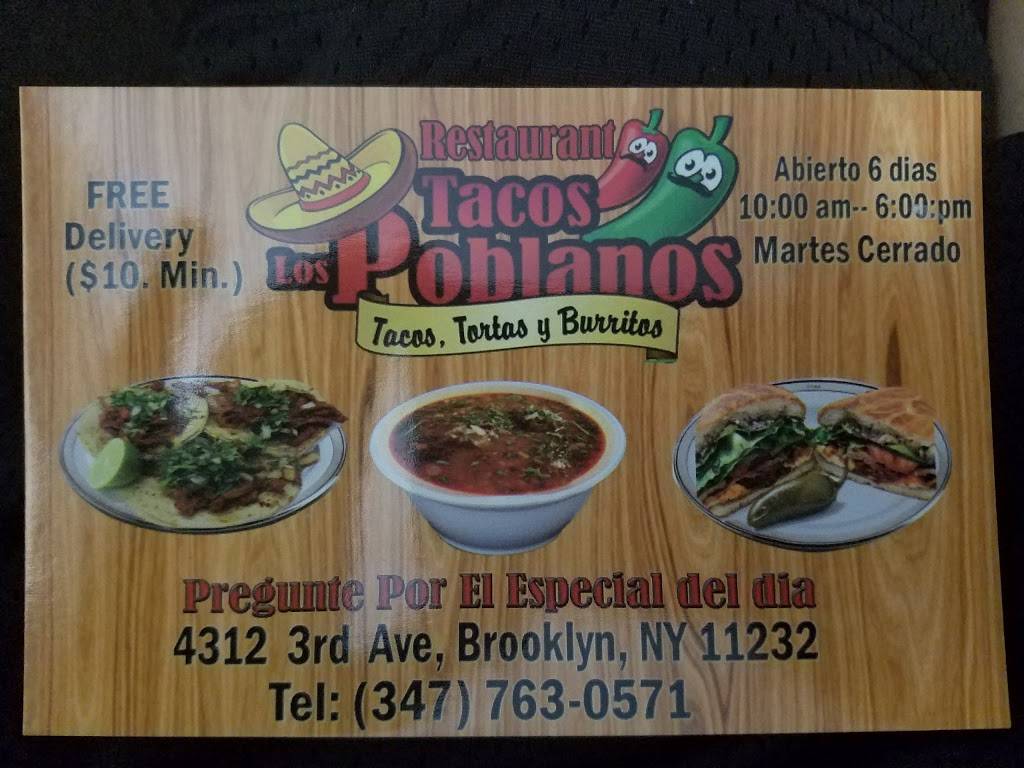 Los Poblanos | restaurant | 4312 3rd Ave, Brooklyn, NY 11232, USA | 3477630571 OR +1 347-763-0571