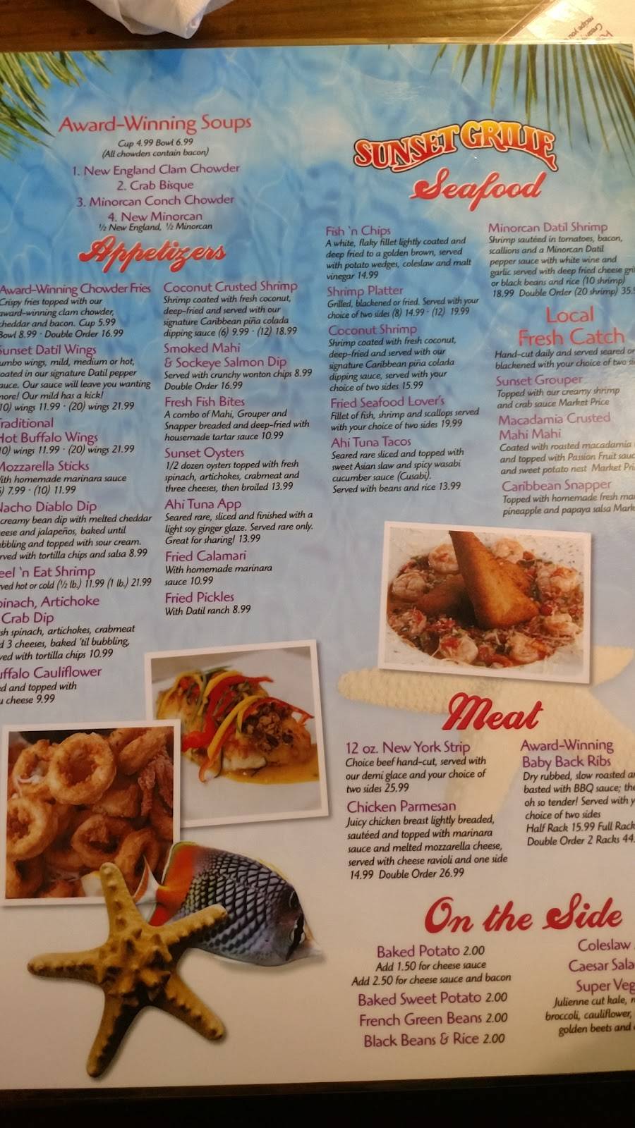 Sunset Grill | restaurant | 4068 Sunrise Hwy, Seaford, NY 11783, USA | 5167854952 OR +1 516-785-4952