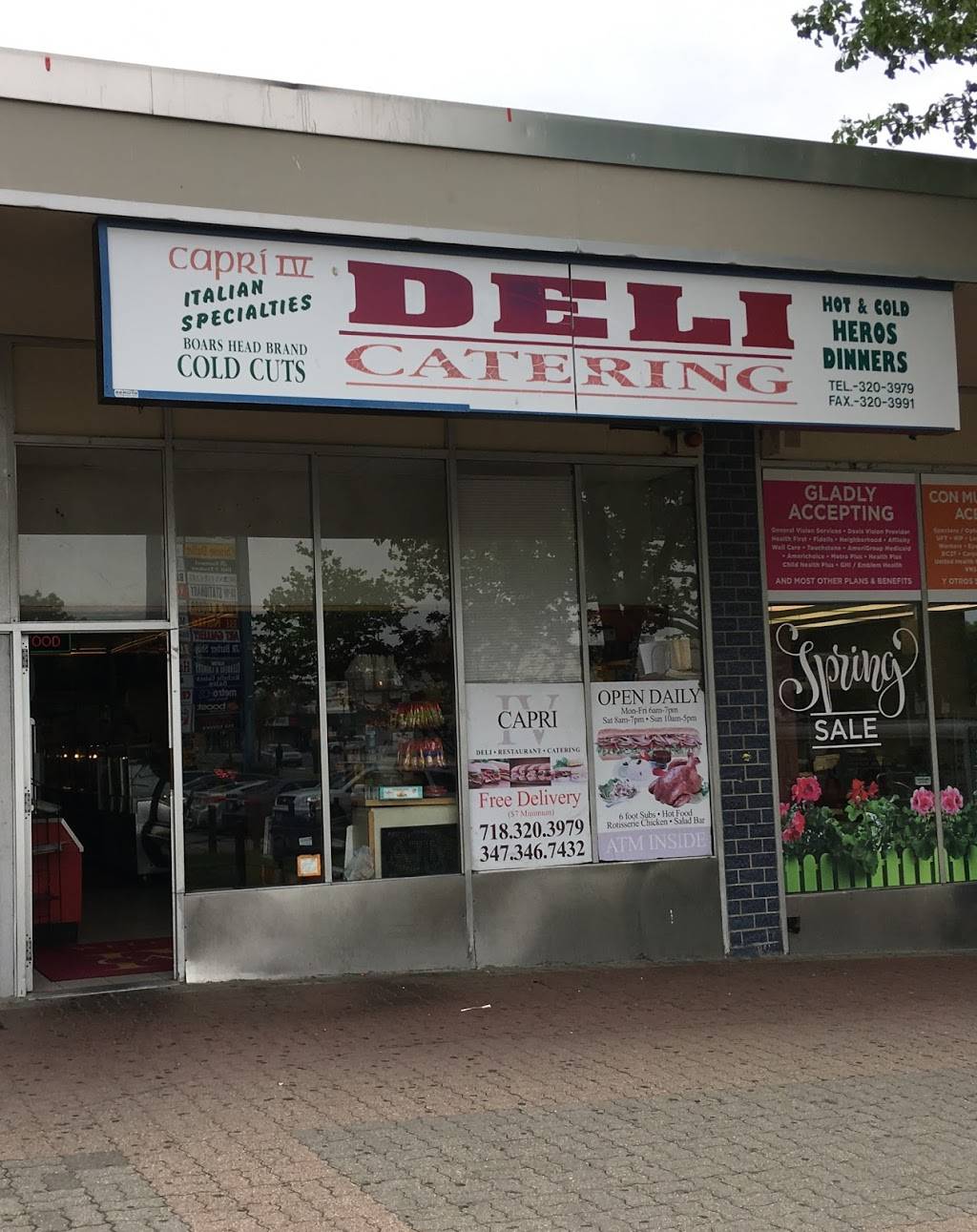 Capri IV Deli catering | restaurant | 2073 Bartow Ave, Bronx, NY 10475, USA | 7183203979 OR +1 718-320-3979