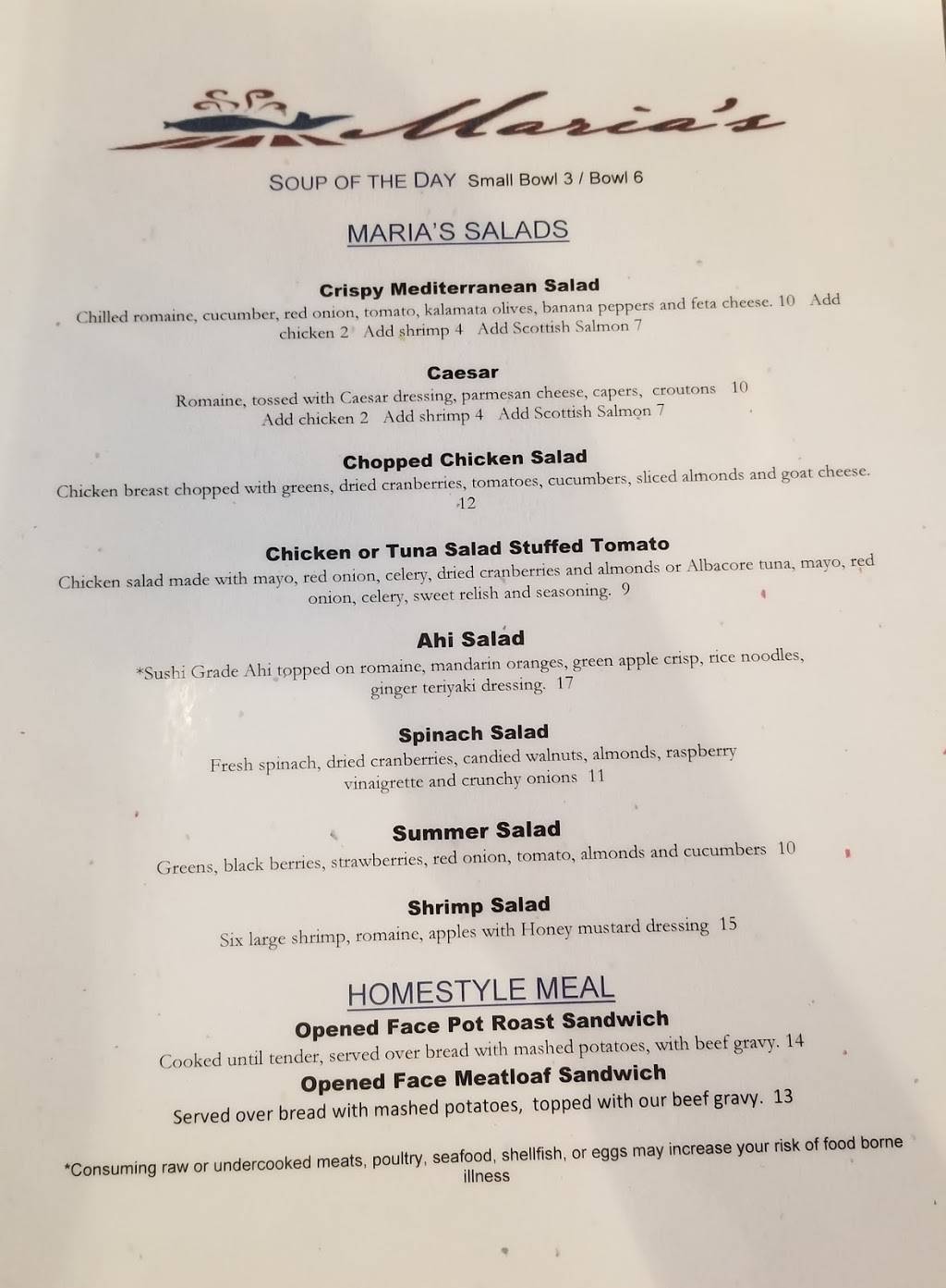 Marias | restaurant | 190 W Continental Rd, Green Valley, AZ 85622, USA | 5203933431 OR +1 520-393-3431