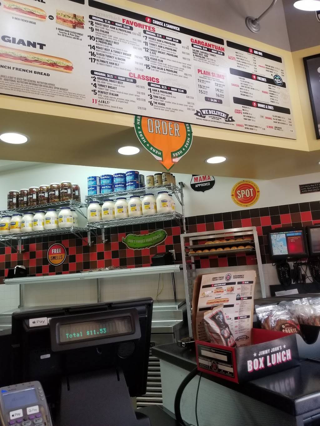 Jimmy Johns | meal delivery | 400 S Orlando Ave Ste. 103, Maitland, FL 32751, USA | 4076220900 OR +1 407-622-0900