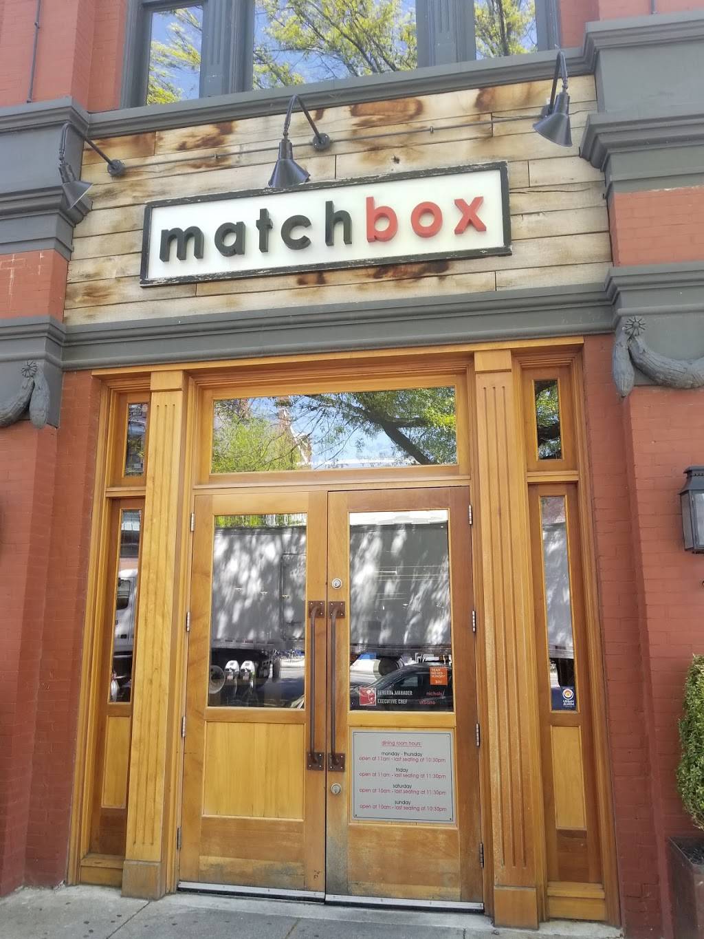 matchbox vintage pizza bistro | restaurant | 1901 14th St NW, Washington, DC 20009, USA | 2023280369 OR +1 202-328-0369
