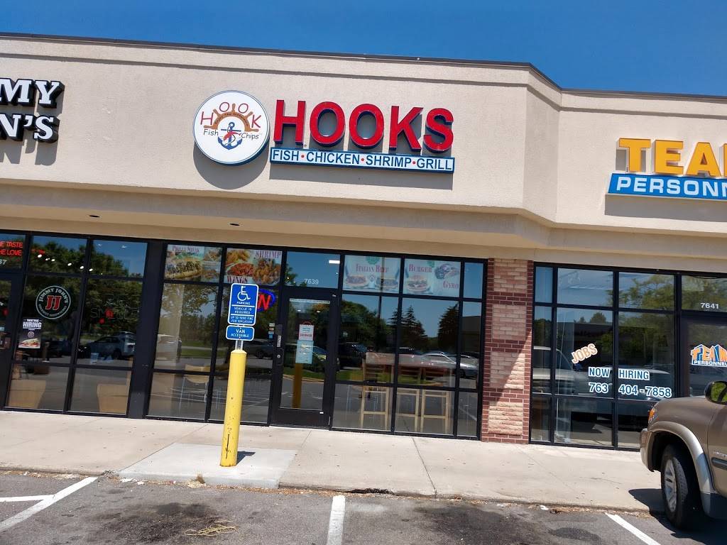 Hooks Fish And Chips | restaurant | 7639 Jolly Ln, Brooklyn Park, MN 55428, USA | 7632700062 OR +1 763-270-0062