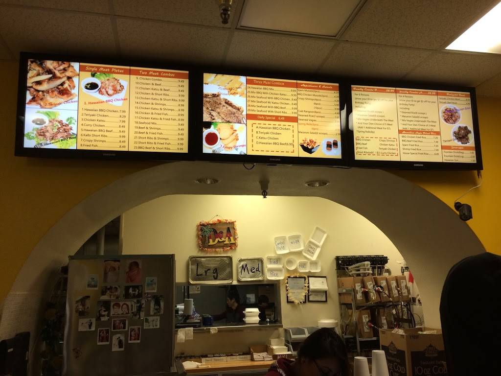 D & A Hawaiian BBQ | restaurant | 1836 N Broadway, Santa Maria, CA 93454, USA | 8057398868 OR +1 805-739-8868