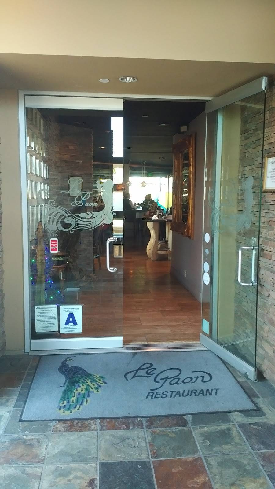 Le Paon Restaurant | restaurant | 73399 El Paseo #200, Palm Desert, CA 92260, USA | 7606105320 OR +1 760-610-5320