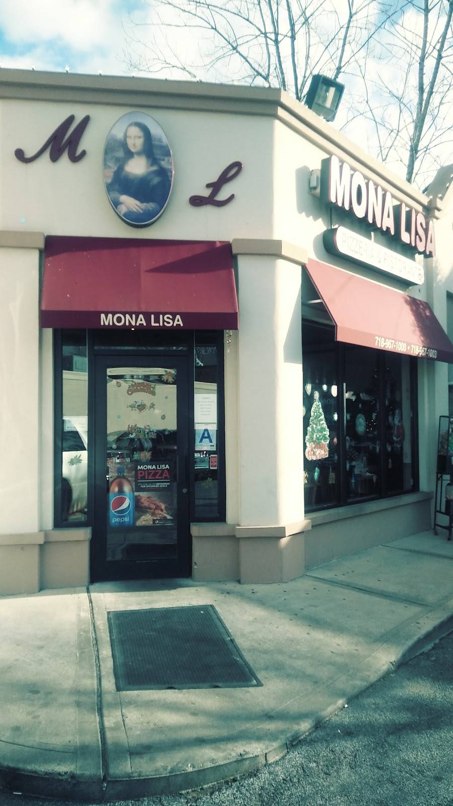 Mona Lisa Pizzeria | restaurant | 839 Annadale Rd, Staten Island, NY 10312, USA | 7189671000 OR +1 718-967-1000
