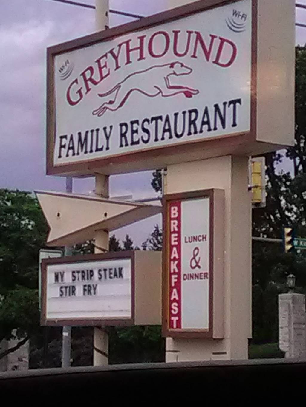 Greyhound Family Restaurant | restaurant | 9846 Molly Pitcher Hwy, Shippensburg, PA 17257, USA | 7173003594 OR +1 717-300-3594