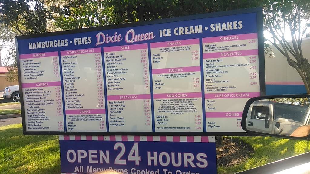 Dixie Queen | restaurant | 1113 N Missouri St, West Memphis, AR 72301, USA | 8706295114 OR +1 870-629-5114