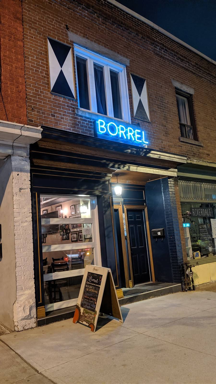 Borrel | restaurant | 1333 Danforth Ave, Toronto, ON M4J 1N1, Canada | 6473495722 OR +1 647-349-5722
