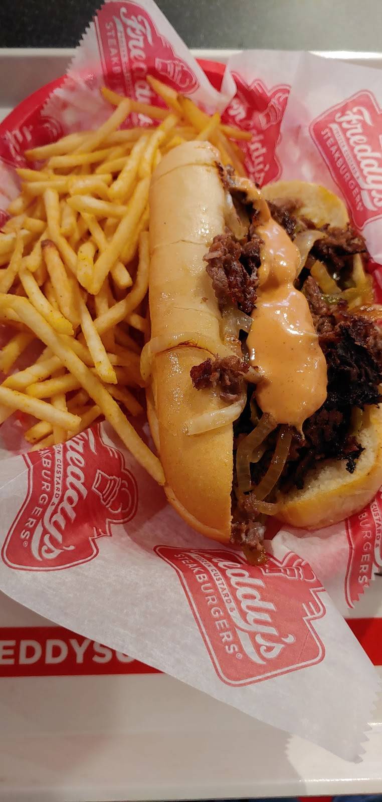 Freddys Frozen Custard & Steakburgers | restaurant | Crown Point Center, 18424 Cottonwood Dr, Parker, CO 80138, USA | 3038058855 OR +1 303-805-8855