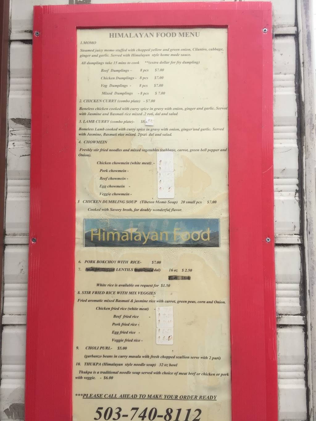 Himalayan Food Cart | restaurant | 10125 SE Stark St, Portland, OR 97216, USA | 5037408112 OR +1 503-740-8112