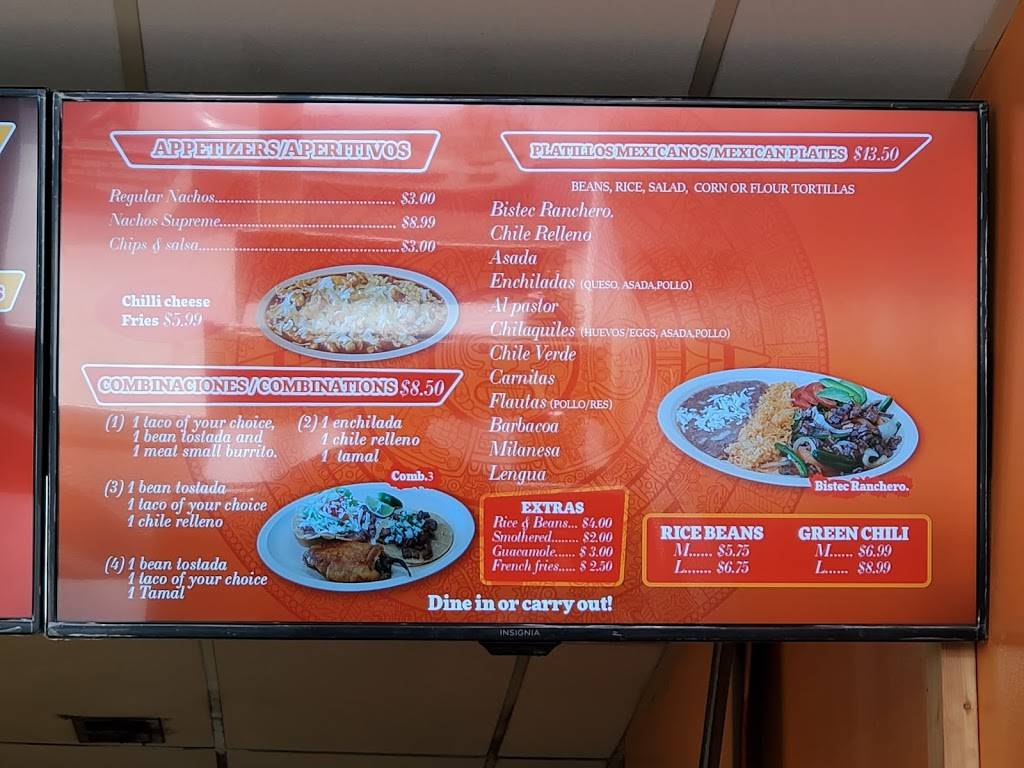 El Taco Azteca | restaurant | 4275 W Florida Ave, Denver, CO 80219, USA | 3039370207 OR +1 303-937-0207