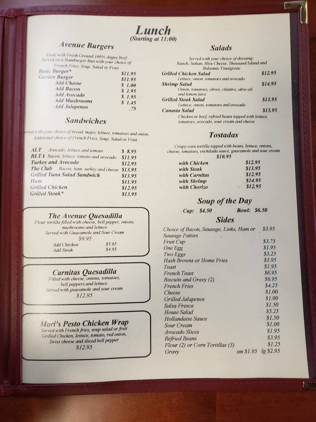 Avenue Cafe | restaurant | 219F Mt Hermon Rd, Scotts Valley, CA 95066, USA | 8315157505 OR +1 831-515-7505