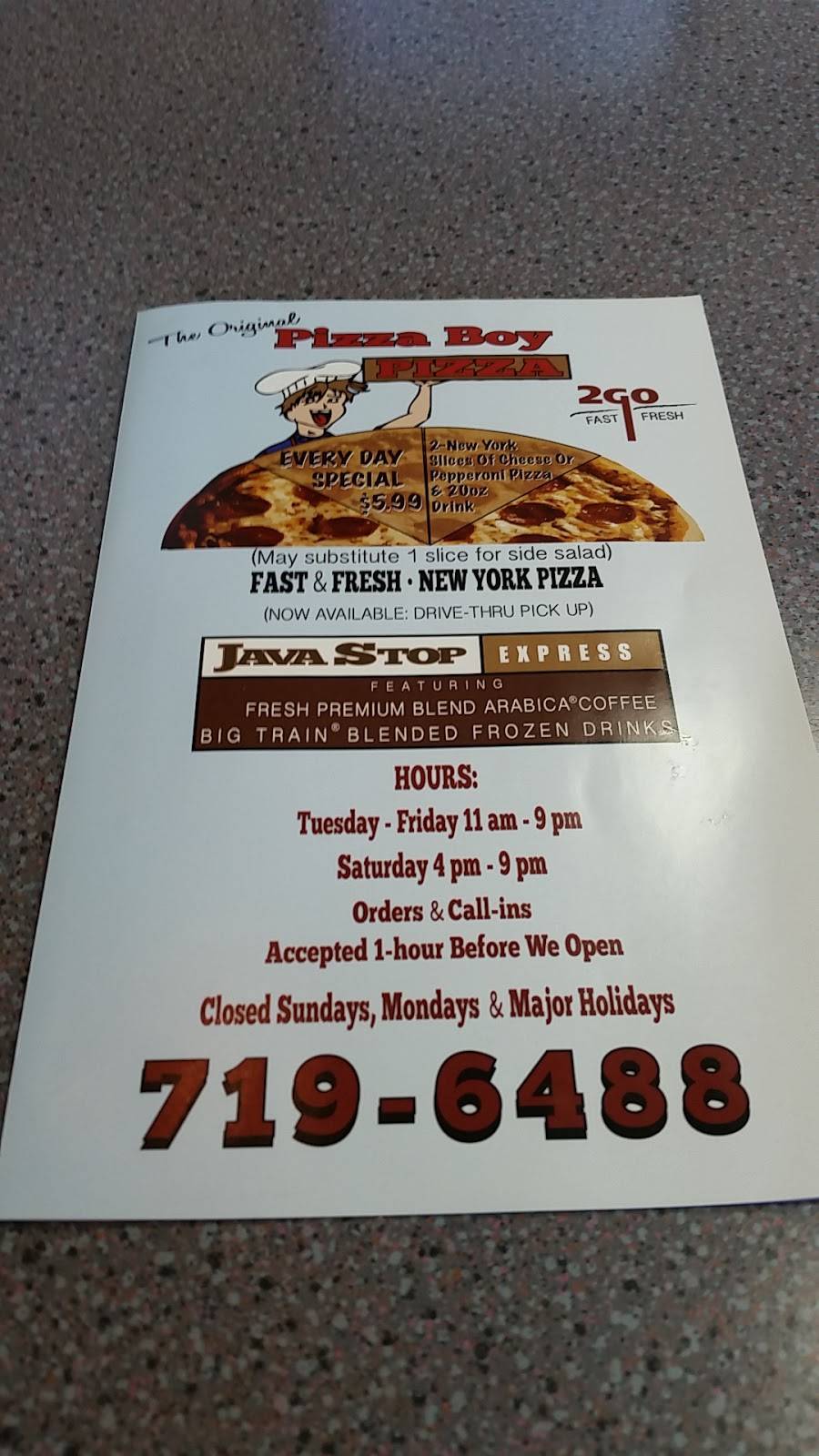 Pizza Boy Pizza | restaurant | 618 S Marion Ave, Lake City, FL 32025, USA | 3867196488 OR +1 386-719-6488
